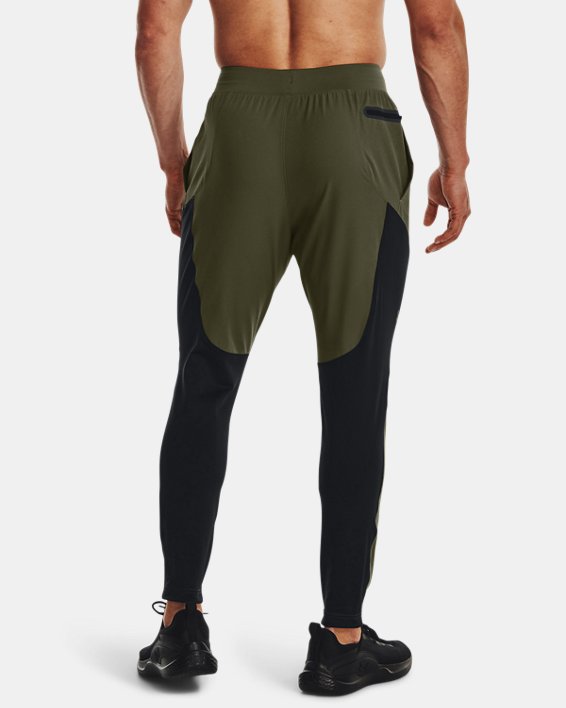 Men's UA Unstoppable Hybrid Pants, Green, pdpMainDesktop image number 1